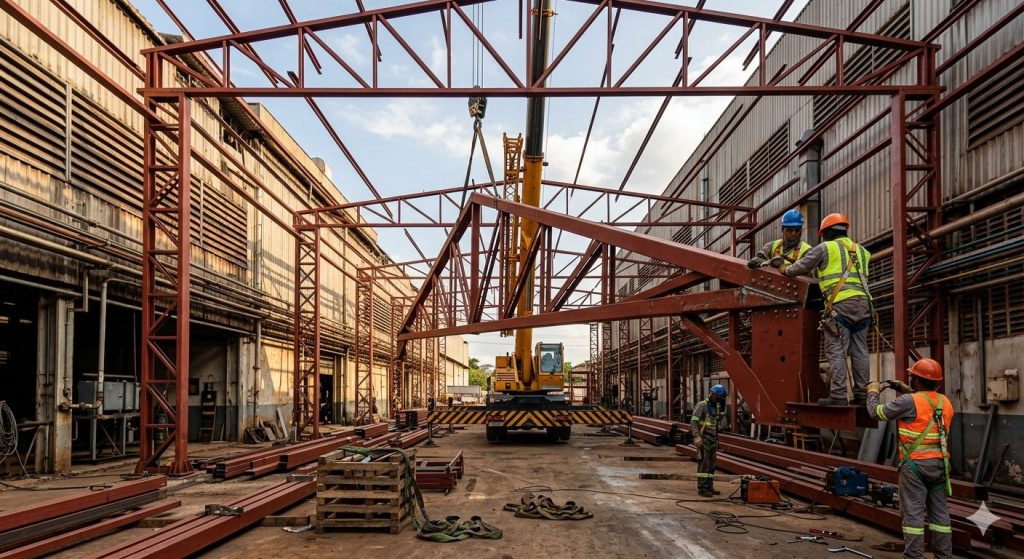 estrutura-metalica-industriais-em-galpao-industrial